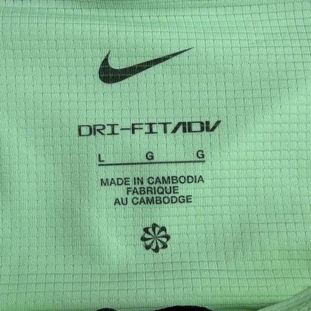 Nike ADV AeroSwift Running Shorts Mens Size Large Green Dri-FIT FN3352-376 NEW - Picture 5 of 7